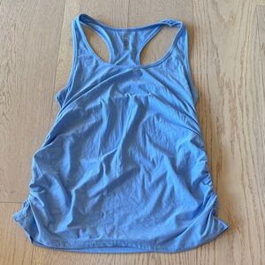Beyond the Bump Yoga Sky Blue Racerback Maternity Tank